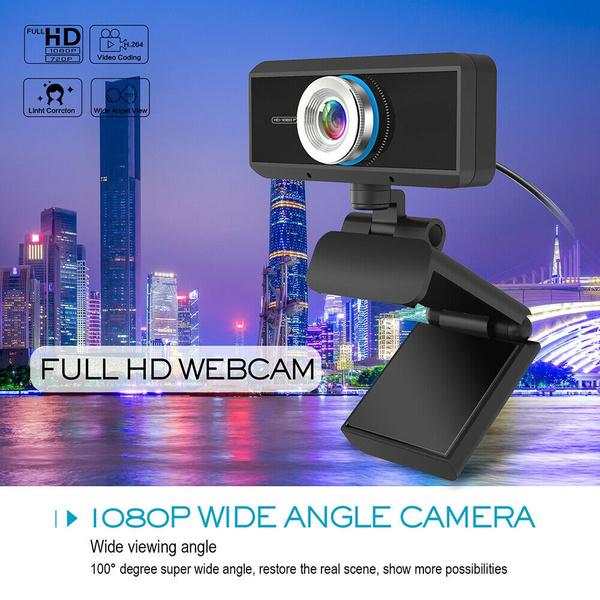 HD 1080P Desktop PC Video Calling Webcam with Microphone Computer Accessories - DailySale