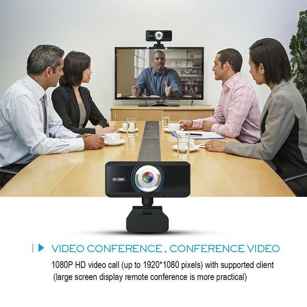 HD 1080P Desktop PC Video Calling Webcam with Microphone Computer Accessories - DailySale