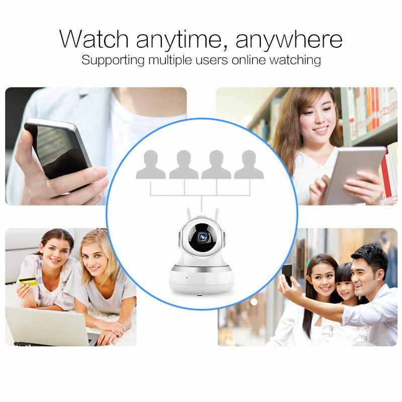 HD 1080P WiFi Smart IP Camera Wireless Webcam Home Security Network Camera, TV & Video - DailySale