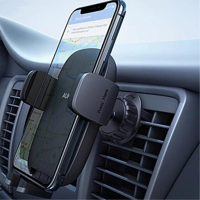 HD-C58 Car Phone Holder with Stronger Vent Clip Hands, Aura Black Automotive - DailySale
