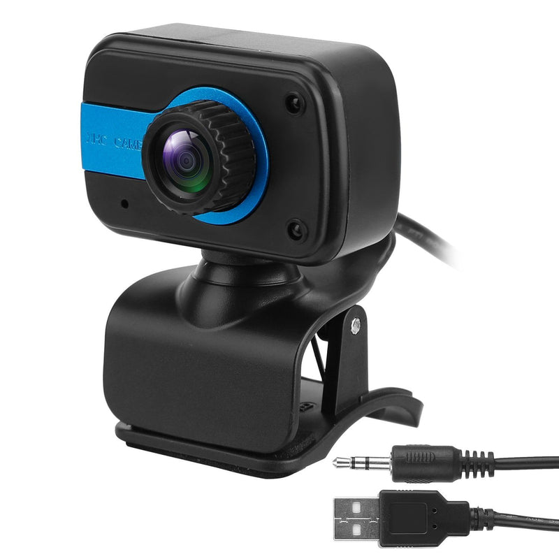 HD Webcam USB PC with Microphone Rotatable Clip Cameras & Surveillance - DailySale