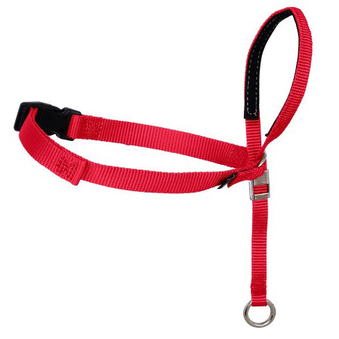 Headcollar Adjustable Dog Harness Pet Supplies Red M - DailySale
