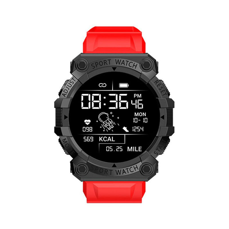 Health Monitoring Smart Sport Watch Smart Watches Red - DailySale