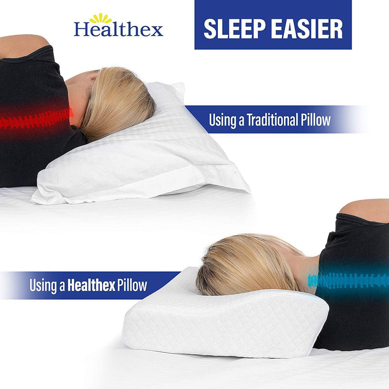Healthex Neck Contour Orthopaedic Pillow Wellness & Fitness - DailySale