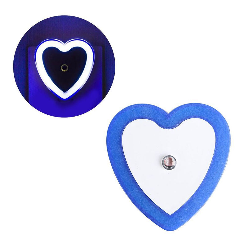 Heart Shaped LED Night Light Indoor Lighting Blue - DailySale