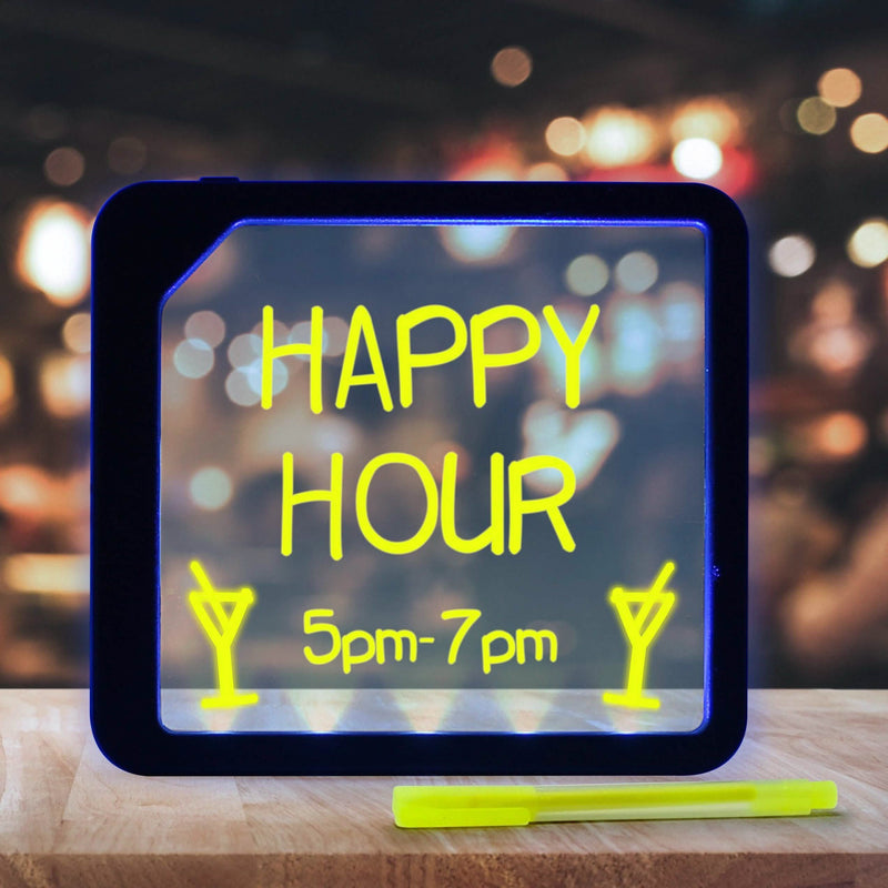 Hearth & Haven Florescent LED Marker Message Board Gadgets & Accessories - DailySale