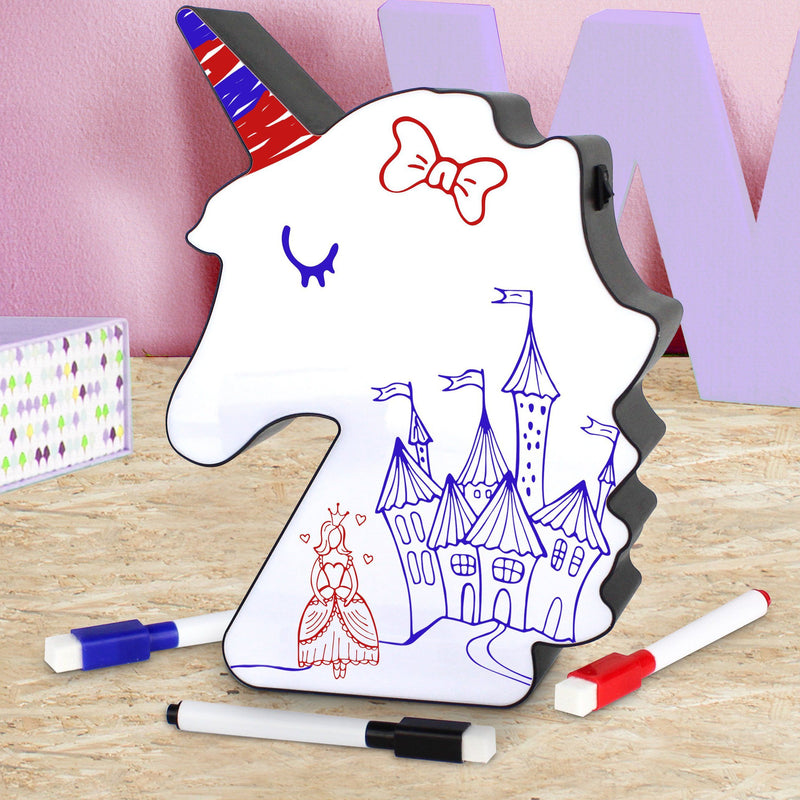 Hearth & Haven Unicorn Led Light Up White Board Decorative Message Sign Everything Else - DailySale