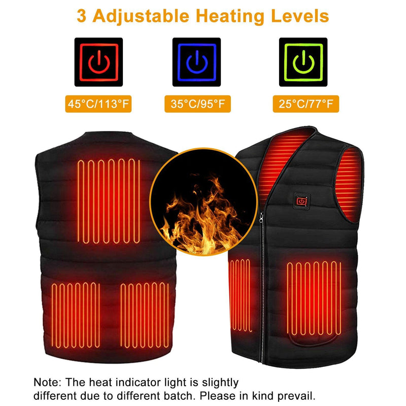 Heat Jacket Vest Men's Clothing - DailySale