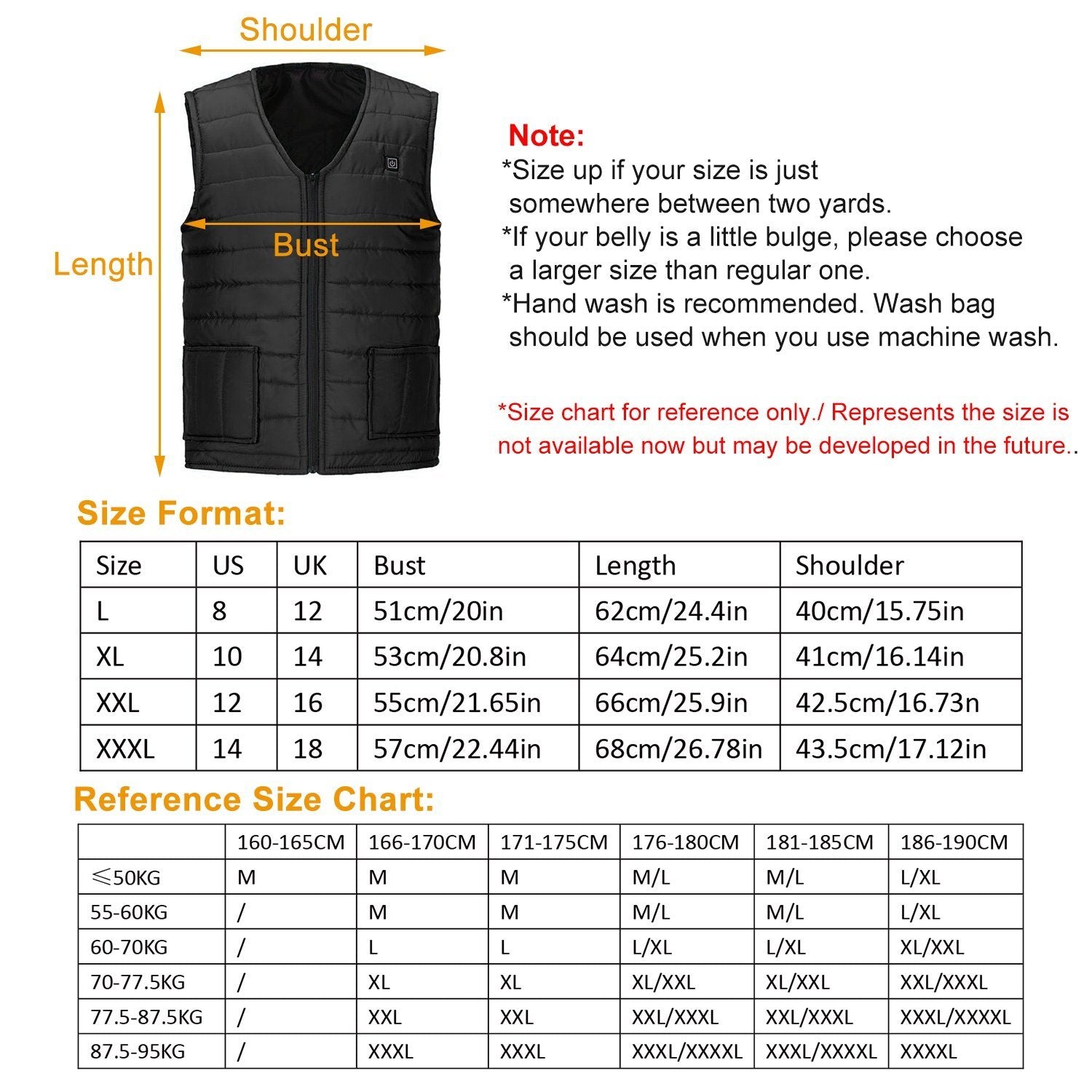 Heat Jacket Vest Men's Clothing - DailySale