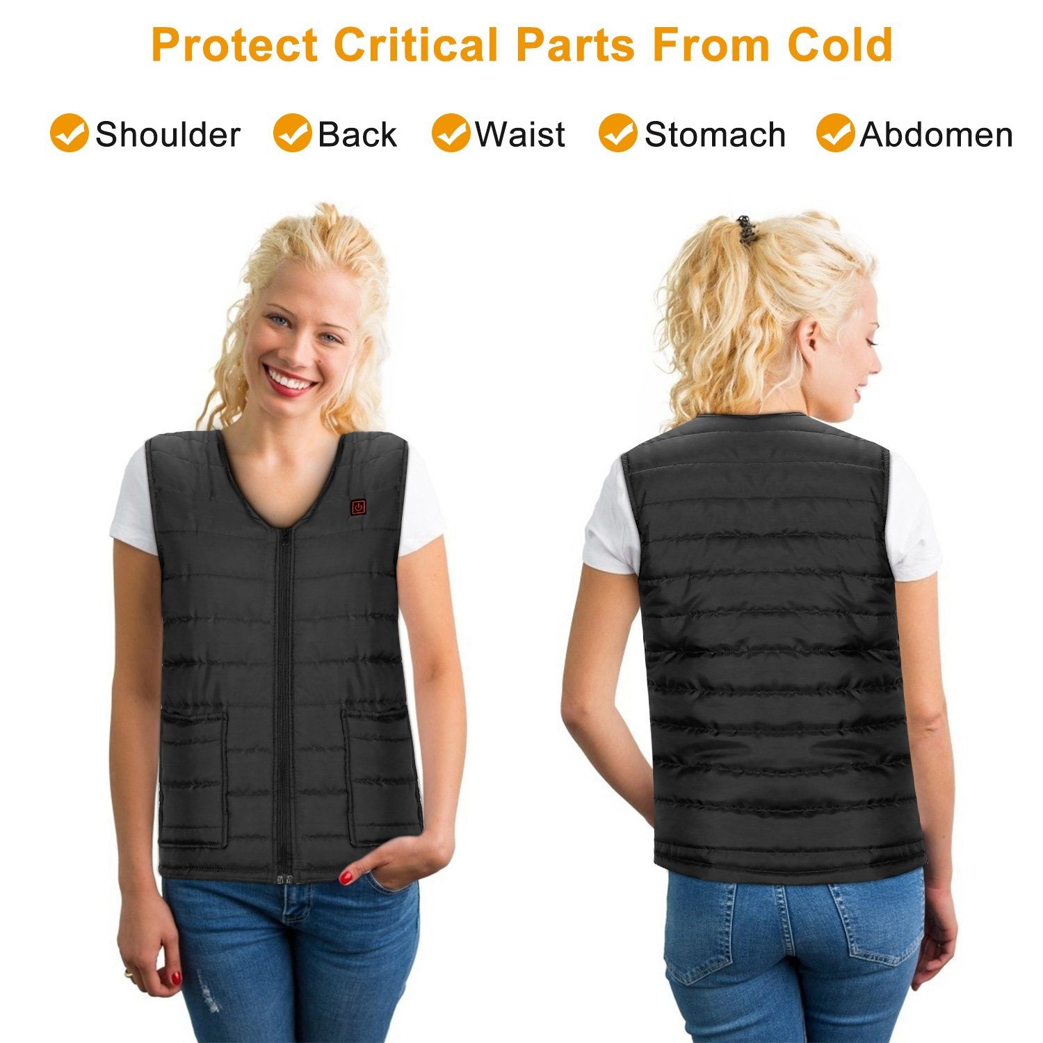 Heat Jacket Vest Men's Clothing - DailySale