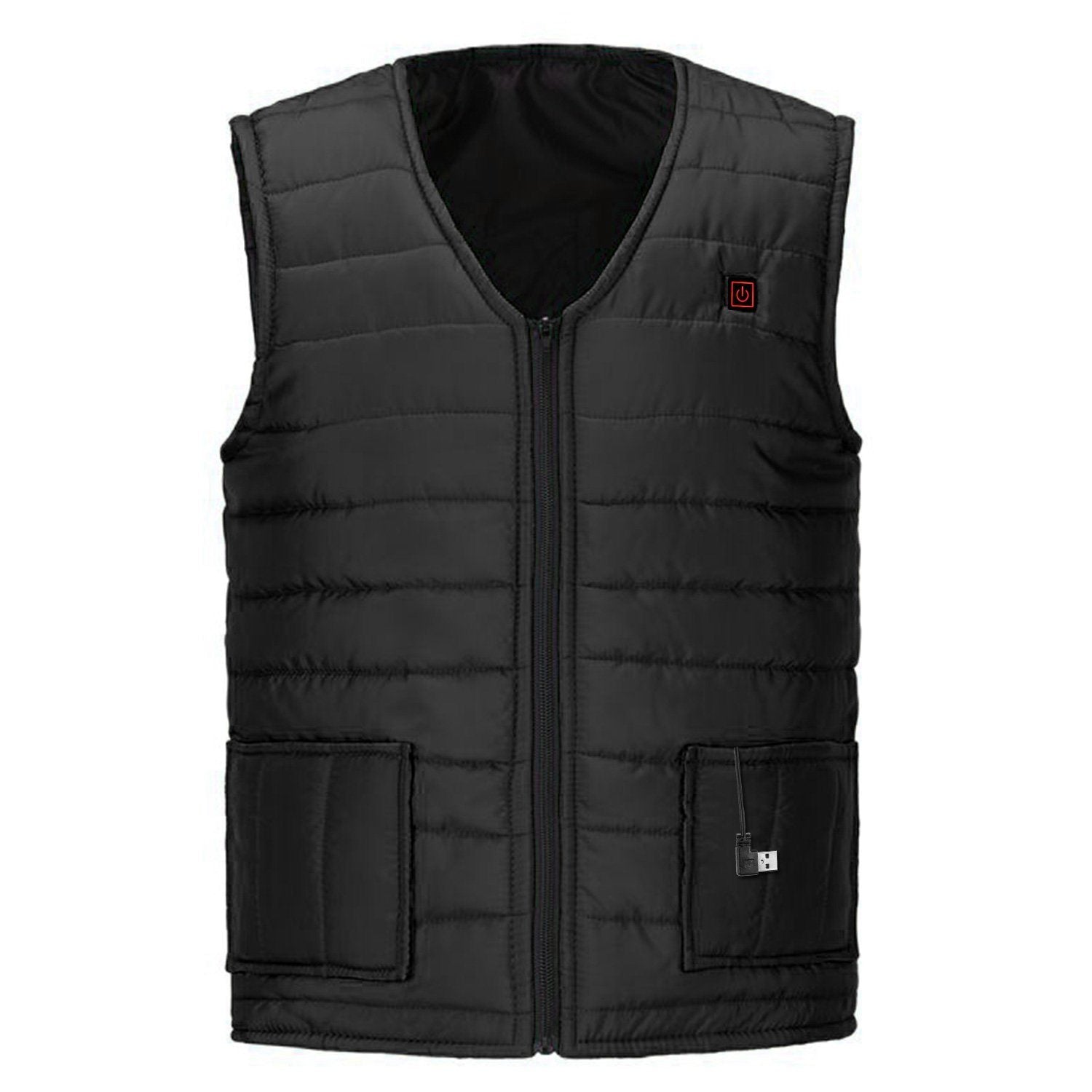 Heat Jacket Vest Men's Clothing L - DailySale