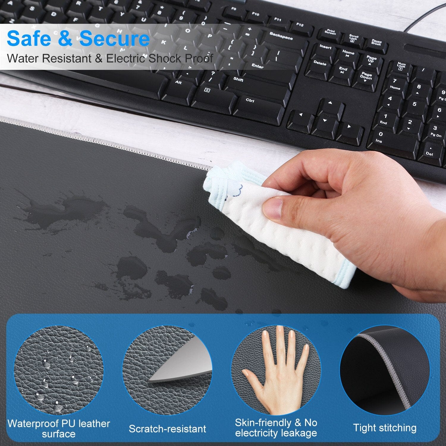 Heated Gaming Mouse Pad Large Computer Accessories - DailySale