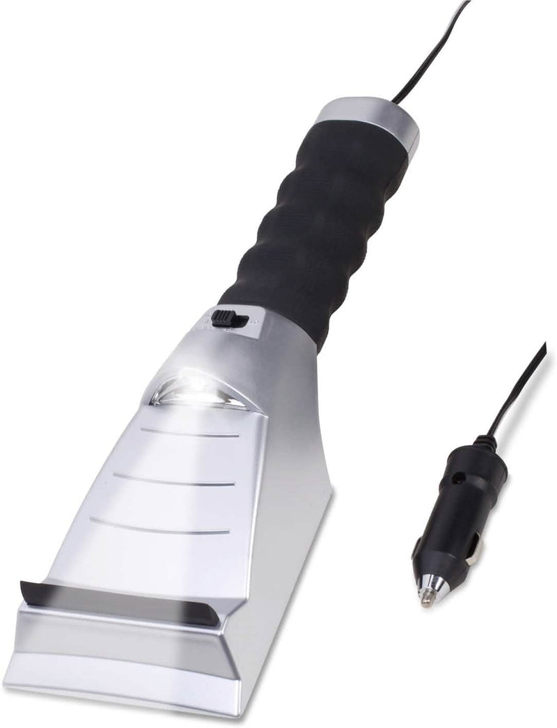 Heated Ice Scraper with Built-in Flashlight Automotive - DailySale