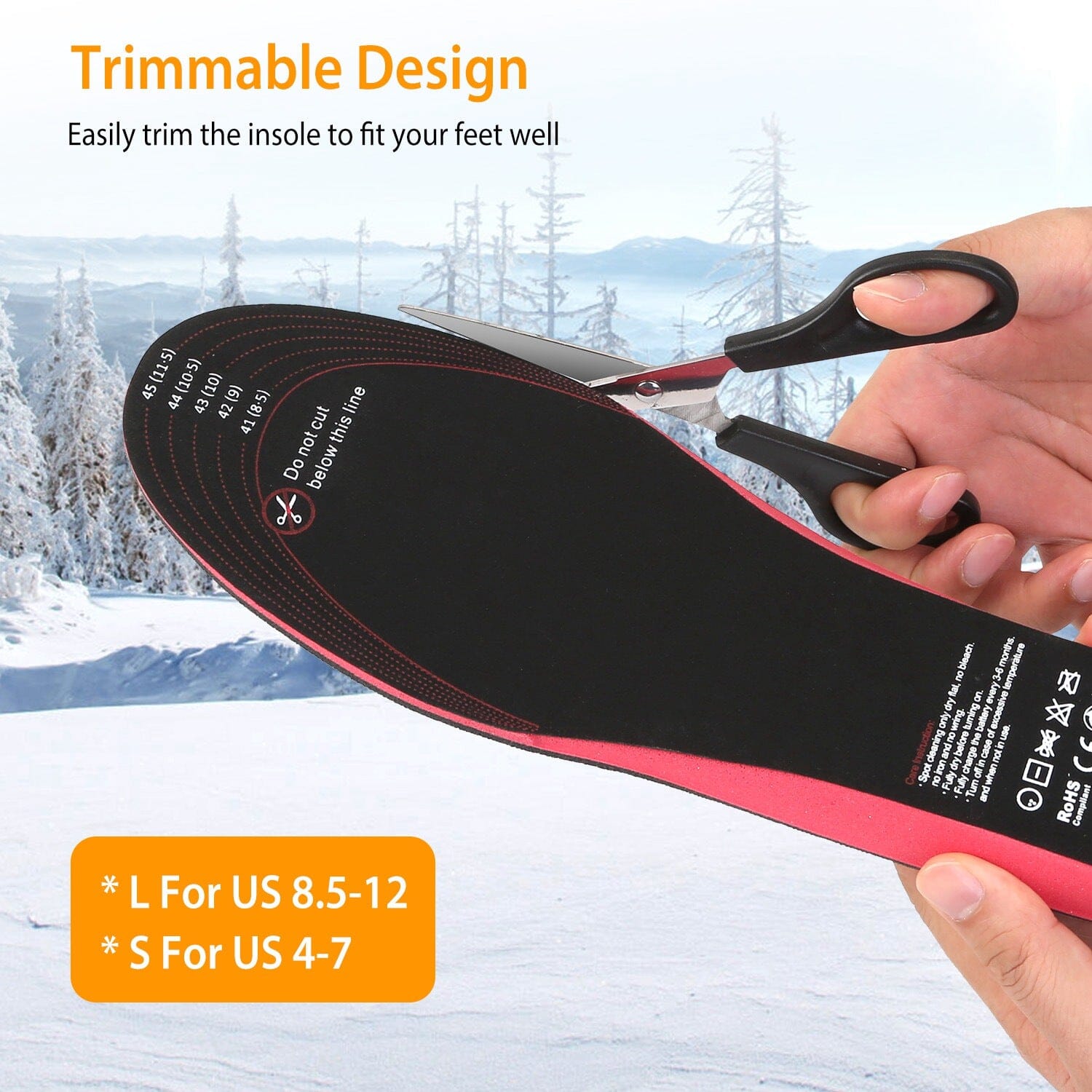 Heated Insoles Electric Heated Foot Warmer Sports & Outdoors - DailySale