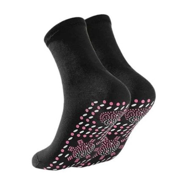 Heated Socks Self Heating Socks Sports & Outdoors Black - DailySale
