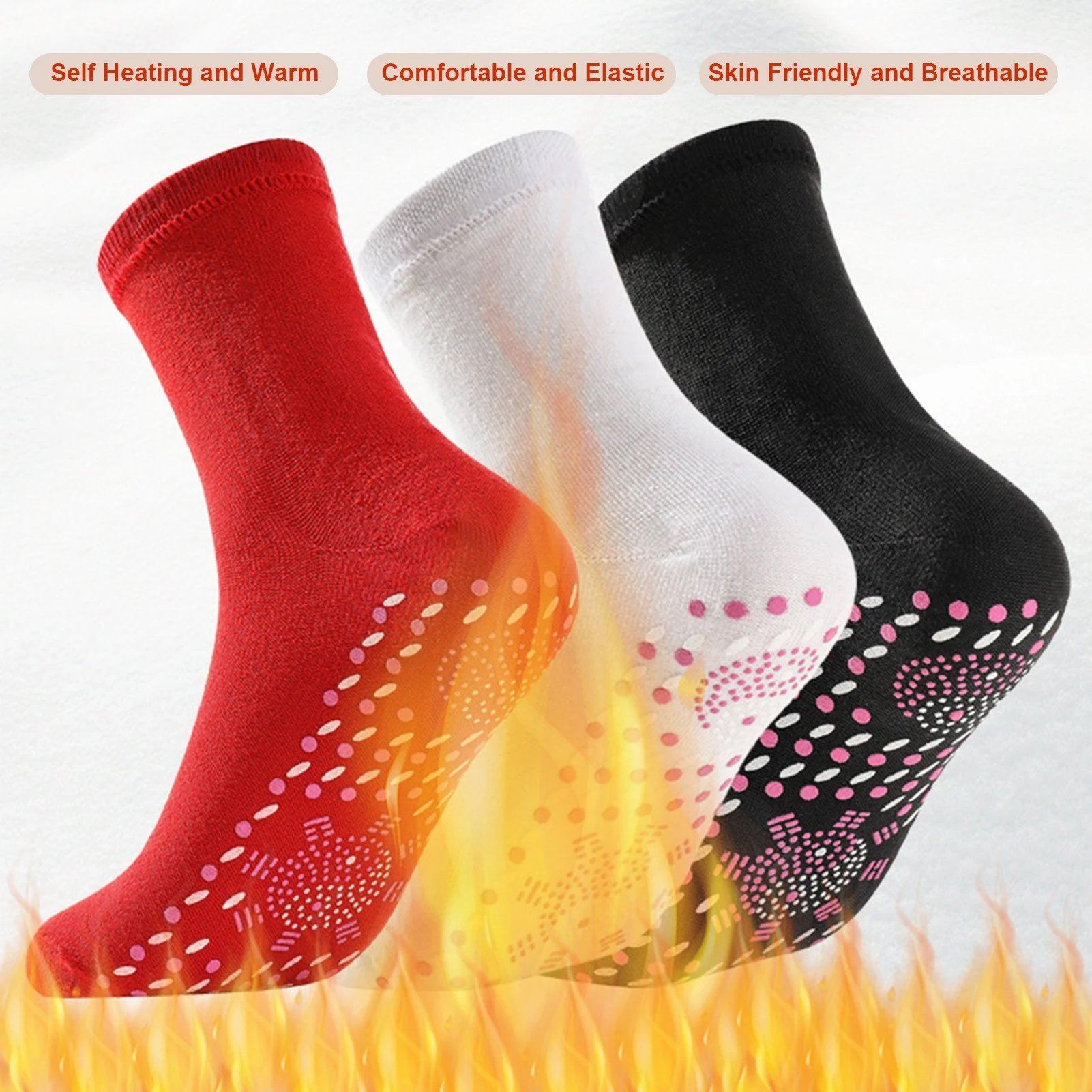 Heated Socks Self Heating Socks Sports & Outdoors - DailySale