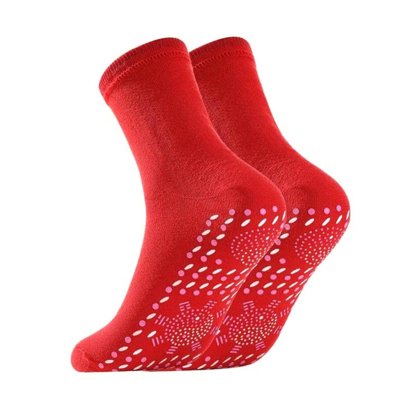 Heated Socks Self Heating Socks Sports & Outdoors Red - DailySale