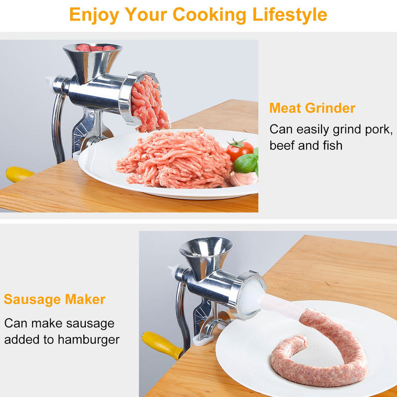 Heavy Duty Manual Meat Grinder Kitchen Appliances - DailySale