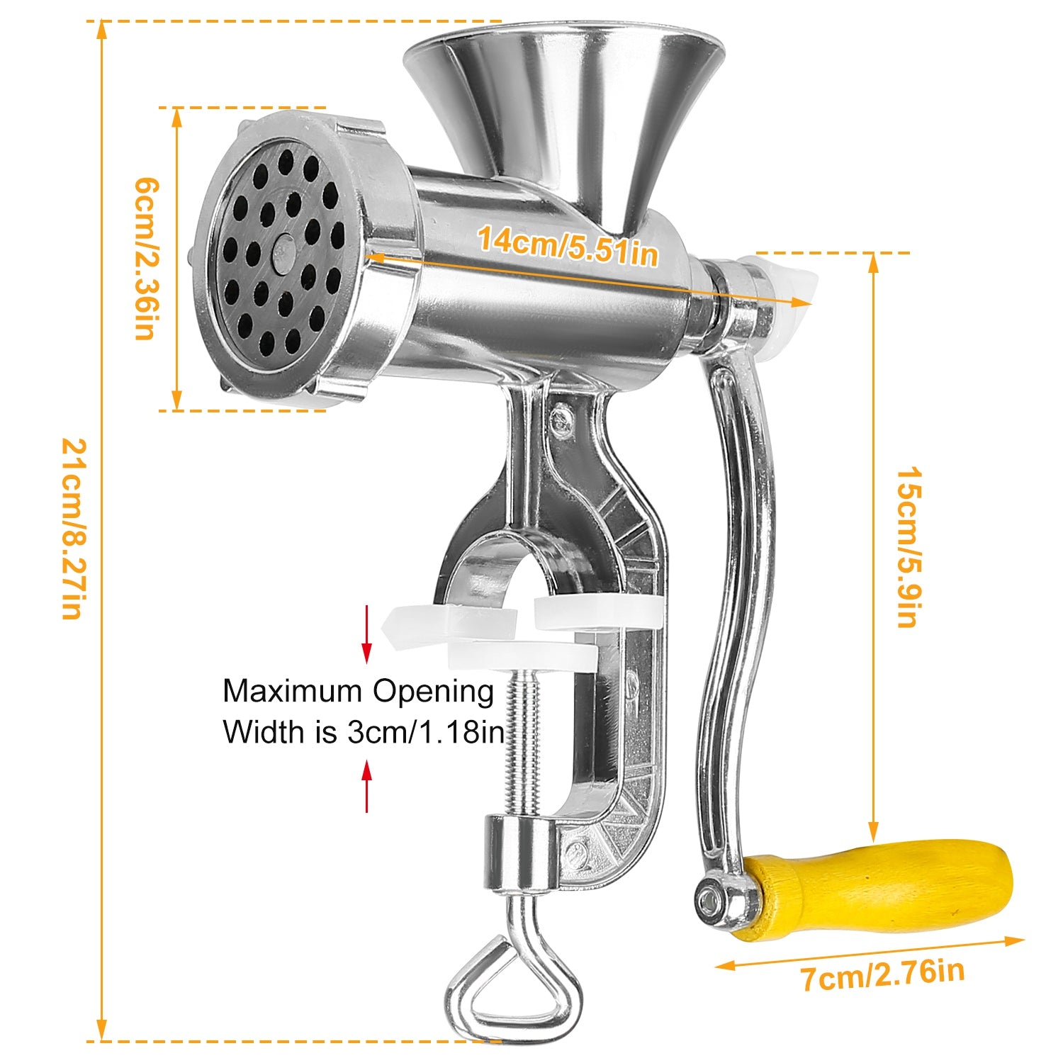 Heavy Duty Manual Meat Grinder Kitchen Appliances - DailySale