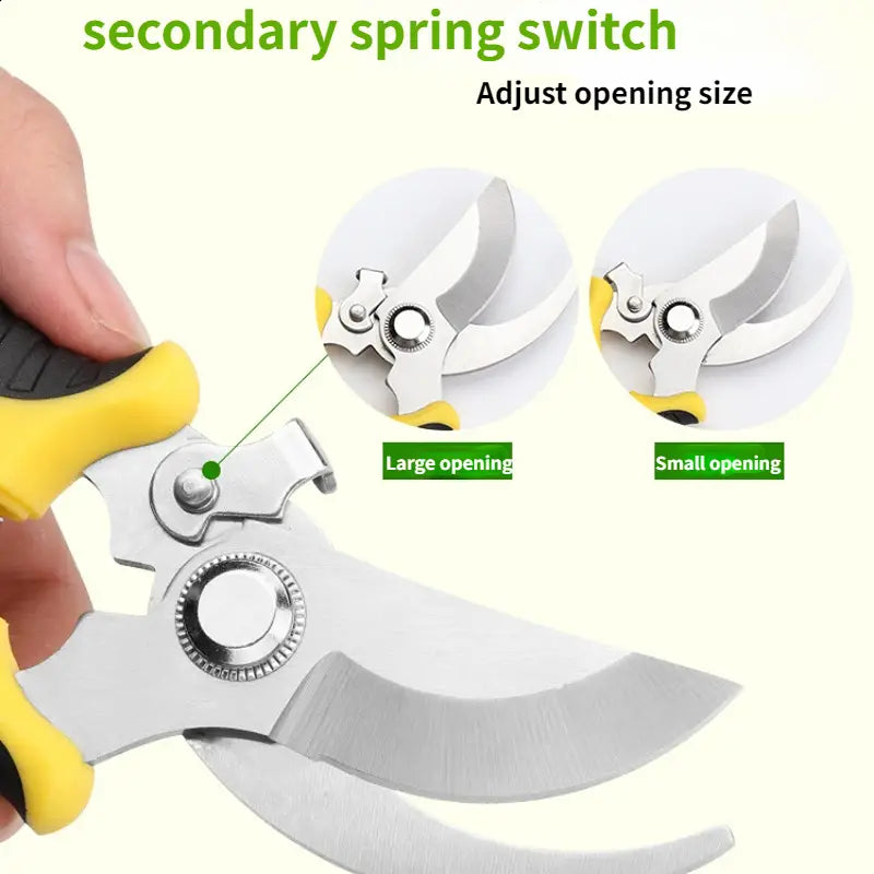 Heavy Duty Pruning Shears with Rust Proof Stainless Steel Blades Handheld Gardening Tools Garden & Patio - DailySale