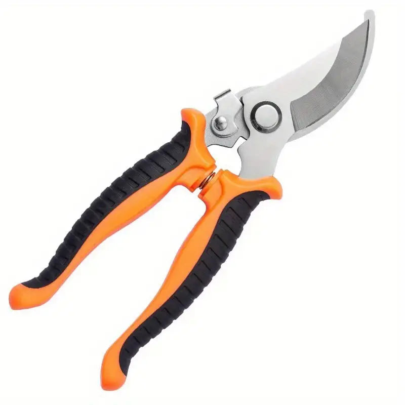 Heavy Duty Pruning Shears with Rust Proof Stainless Steel Blades Handheld Gardening Tools Garden & Patio Orange - DailySale