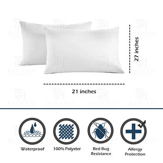 Heavyweight Zippered Waterproof and Bed-Bug Proof Vinyl Mattress Cover Protector Bedding - DailySale