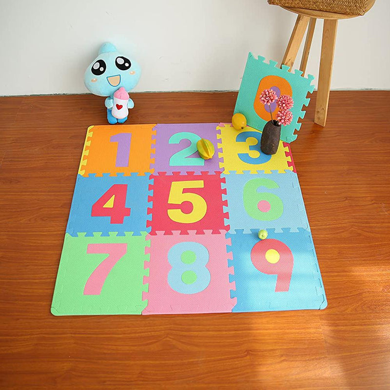 HemingWeigh Kid's Multicolored Numbers Puzzle Play Mat Toys & Games - DailySale