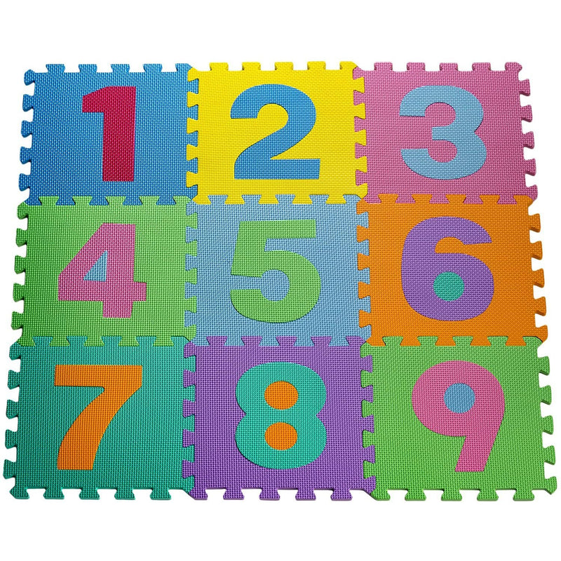 HemingWeigh Kid's Multicolored Numbers Puzzle Play Mat Toys & Games - DailySale