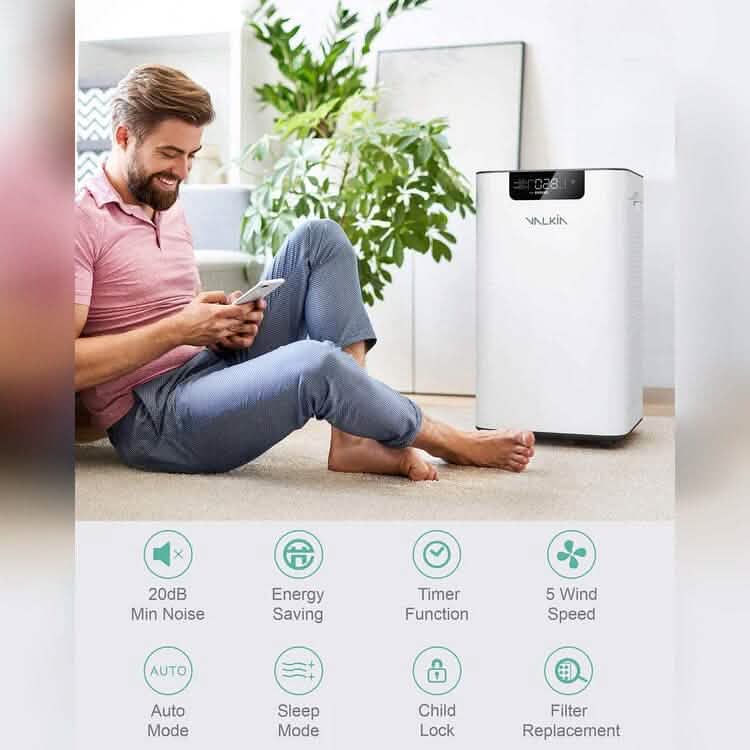 HEPA Large Room Air Purifier 1056 Sq. Ft. Wellness - DailySale