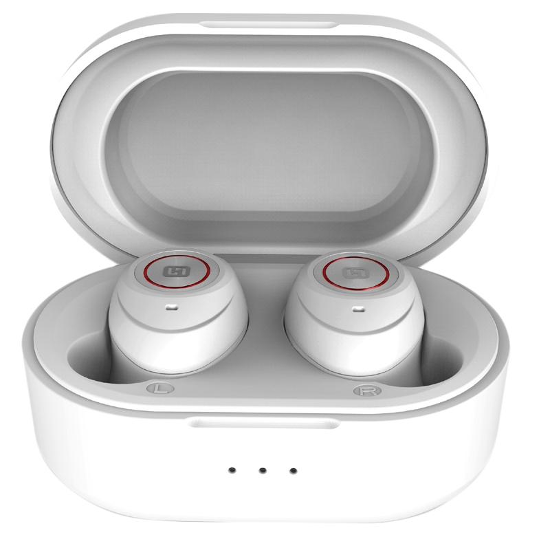 HiFuture Tidy Buds True Wireless Bluetooth Earbuds with Wireless Charging Case Headphones & Speakers White - DailySale