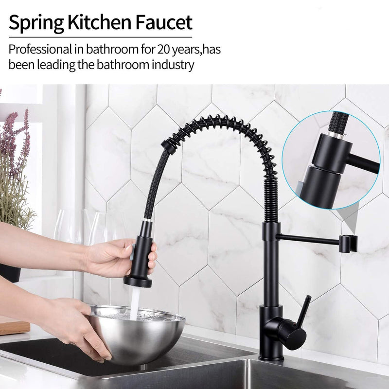 High Arc Spring Kitchen Sink Faucet Kitchen Tools & Gadgets - DailySale