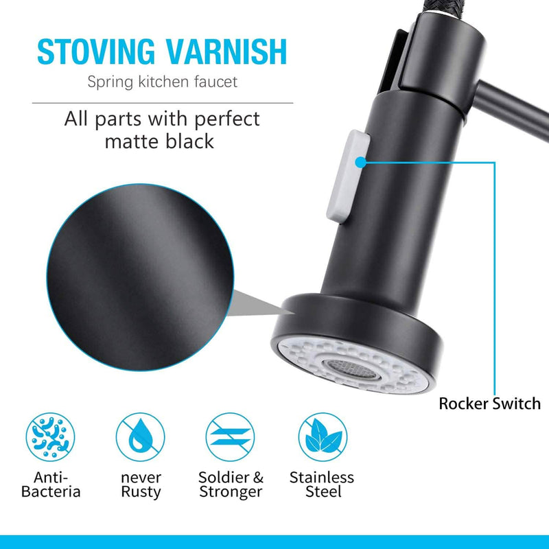 High Arc Spring Kitchen Sink Faucet Kitchen Tools & Gadgets - DailySale