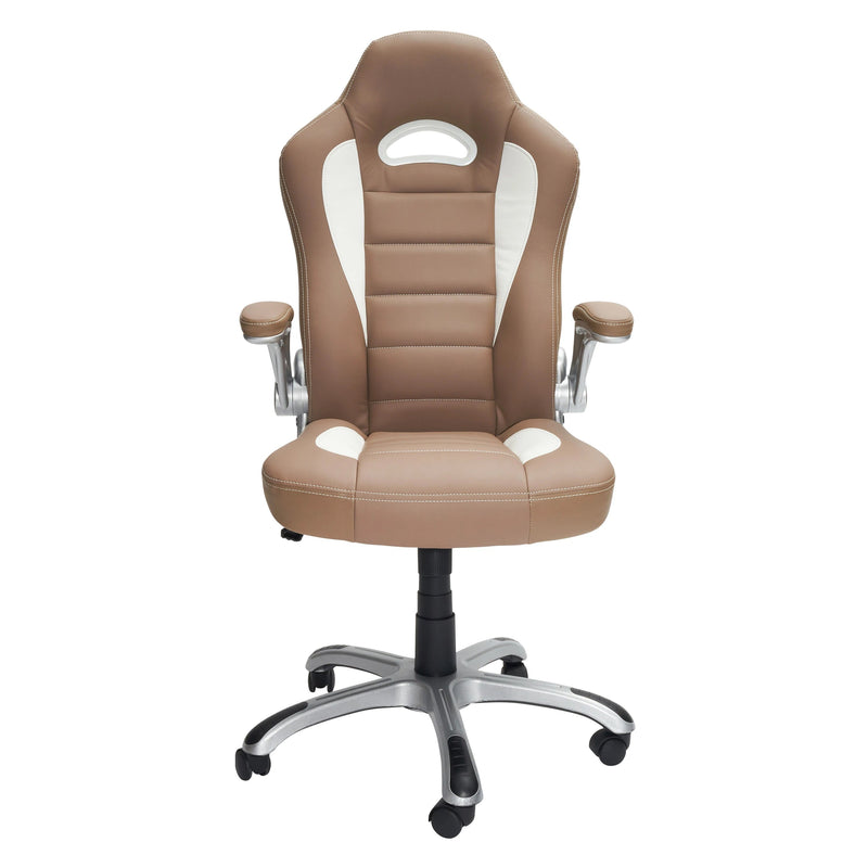 High Back Executive Sport Race Office Chair With Flip-up Arms Everything Else - DailySale