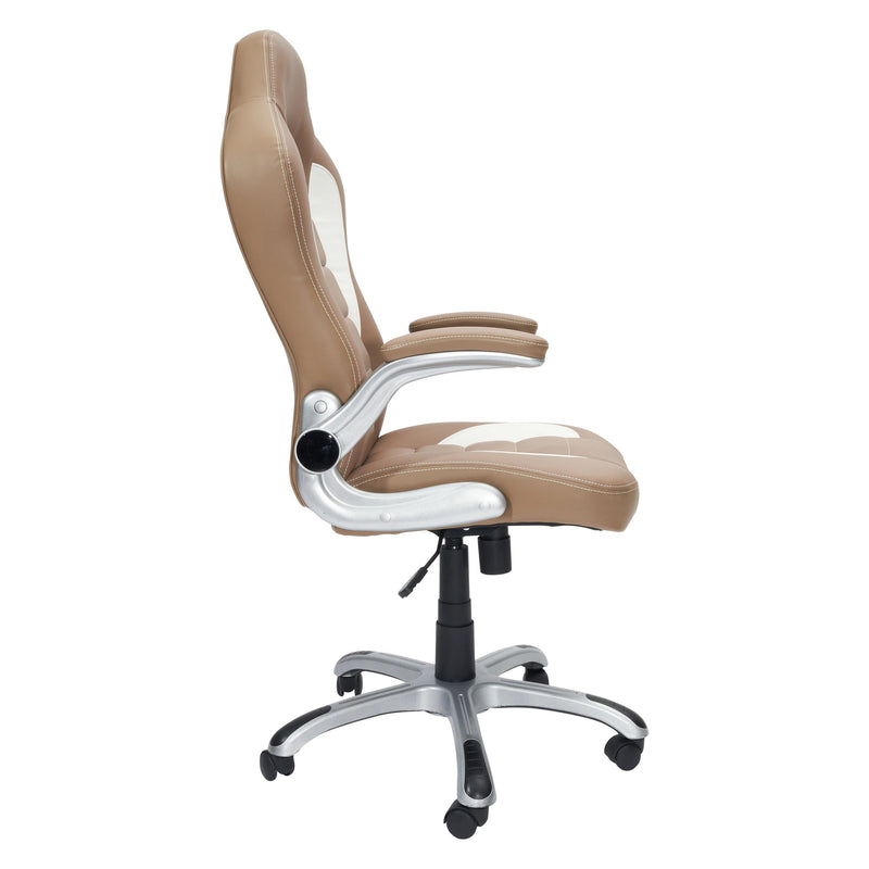 High Back Executive Sport Race Office Chair With Flip-up Arms Everything Else - DailySale