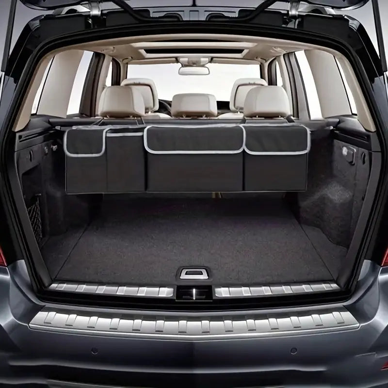 High Capacity Car Boot Back Seat Trunk Storage Bag Automotive - DailySale