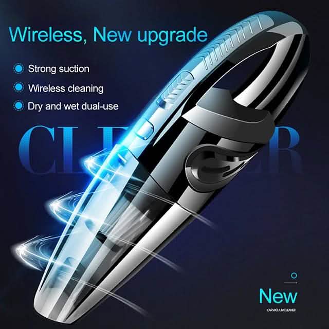 High Power Cordless Car Vacuum Cleaner Automotive - DailySale