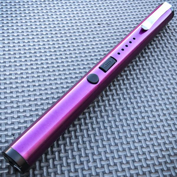High Power Stun Gun Pen Shaped Style Taser Tactical Purple - DailySale