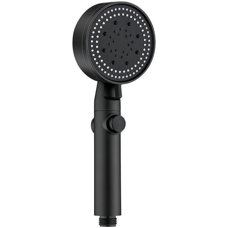 High-Pressure Shower Head 5-Modes Adjustable Faucet Aerator Water Saving Bath Black - DailySale