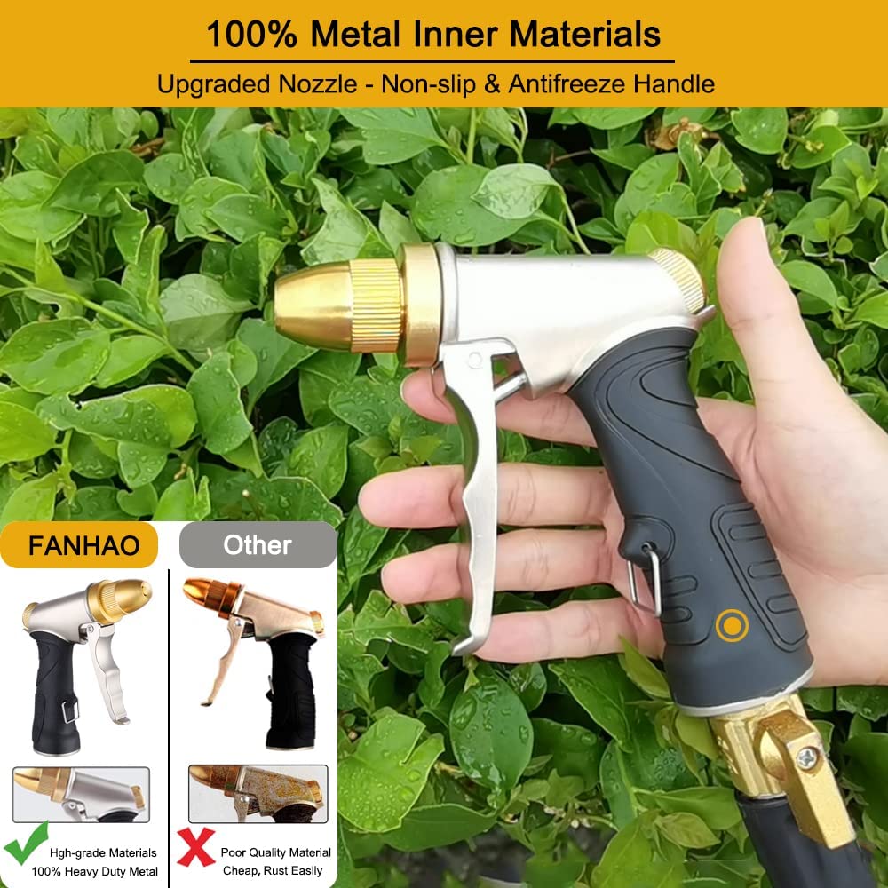 High Pressure Water Nozzle with 4 Patterns Garden & Patio - DailySale