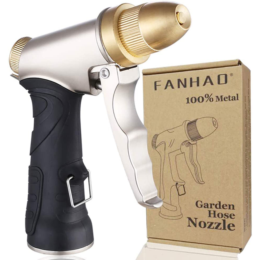 High Pressure Water Nozzle with 4 Patterns Garden & Patio - DailySale