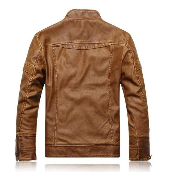 High Quality Fashion Leather Jacket Men's Clothing - DailySale