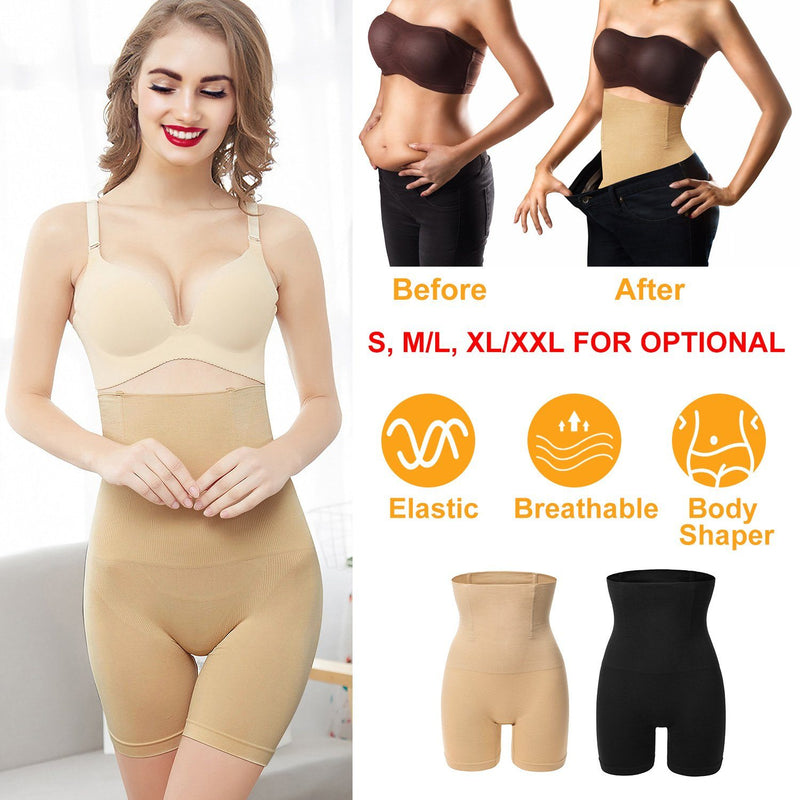 High Waist Shapewear Seamless Tummy Control Panties Women's Clothing - DailySale