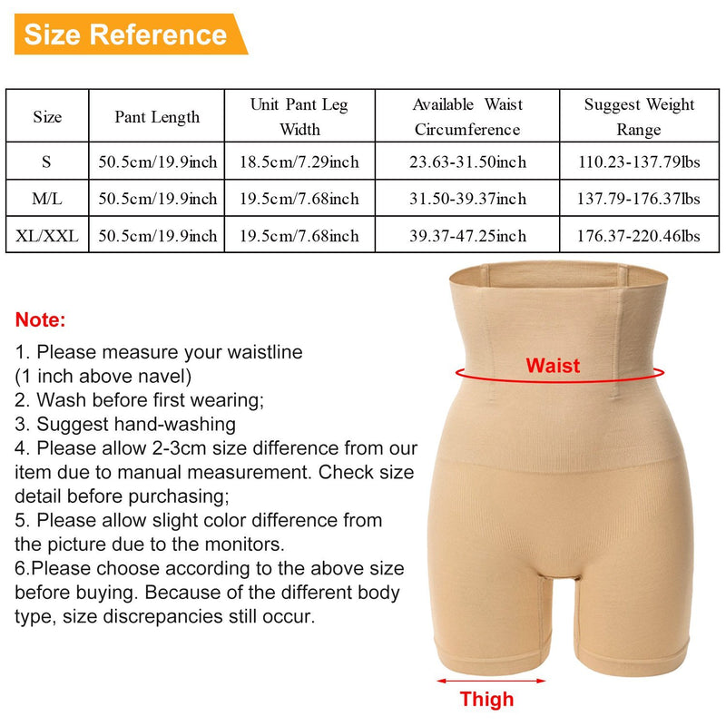 High Waist Shapewear Seamless Tummy Control Panties Women's Clothing - DailySale