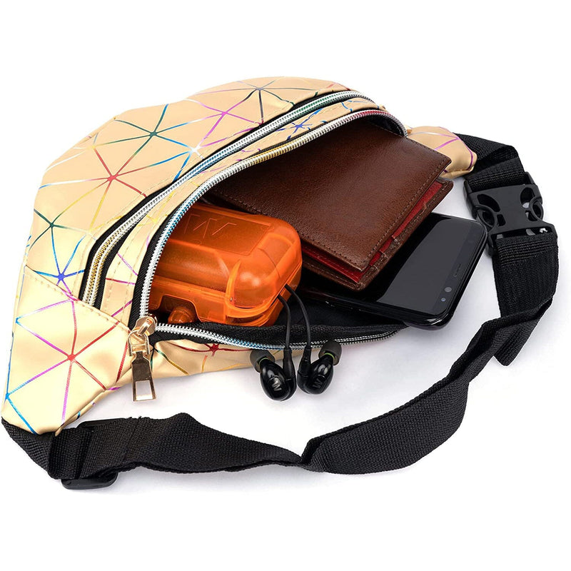 Holographic Brillante Waist Bum Bag for Women Bags & Travel - DailySale