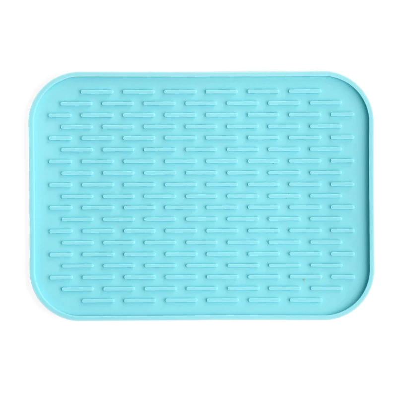 Home Anti-Hot Silicone Mat Kitchen & Dining Blue - DailySale
