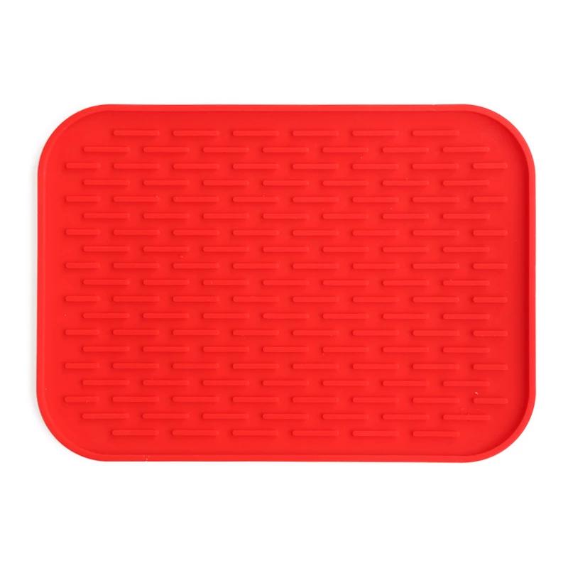 Home Anti-Hot Silicone Mat Kitchen & Dining Red - DailySale