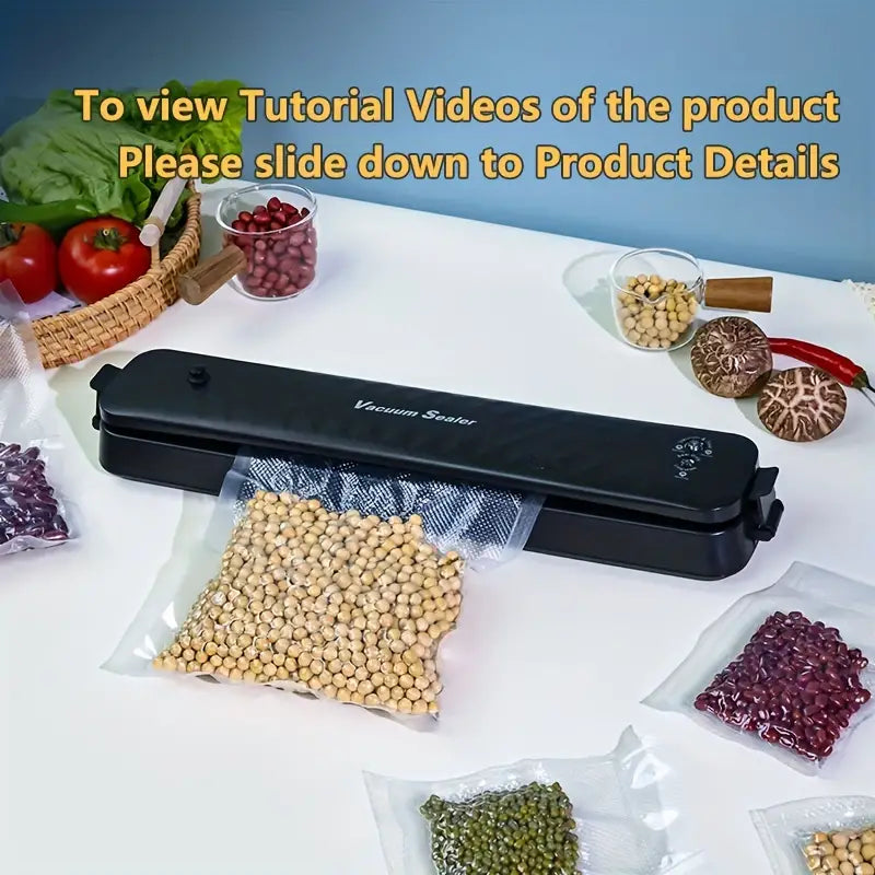 Home Automatic Food Sealer System-Dual Mode (Sealed & Vacuum) Kitchen Tools & Gadgets - DailySale