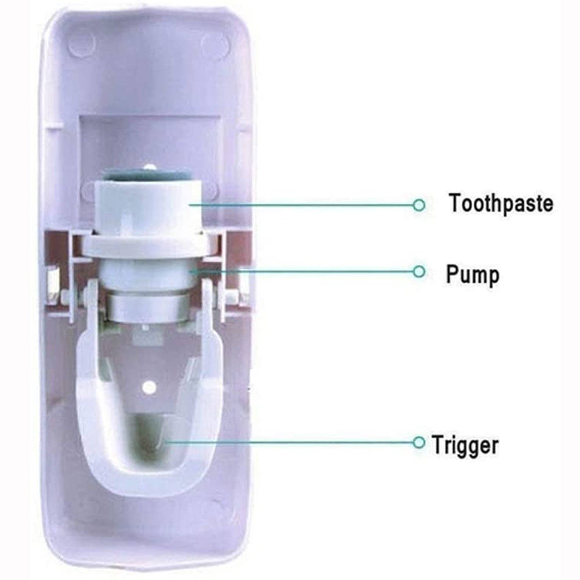 Home Automatic Toothpaste Dispenser + 5 Toothbrush Holder Set Beauty & Personal Care - DailySale