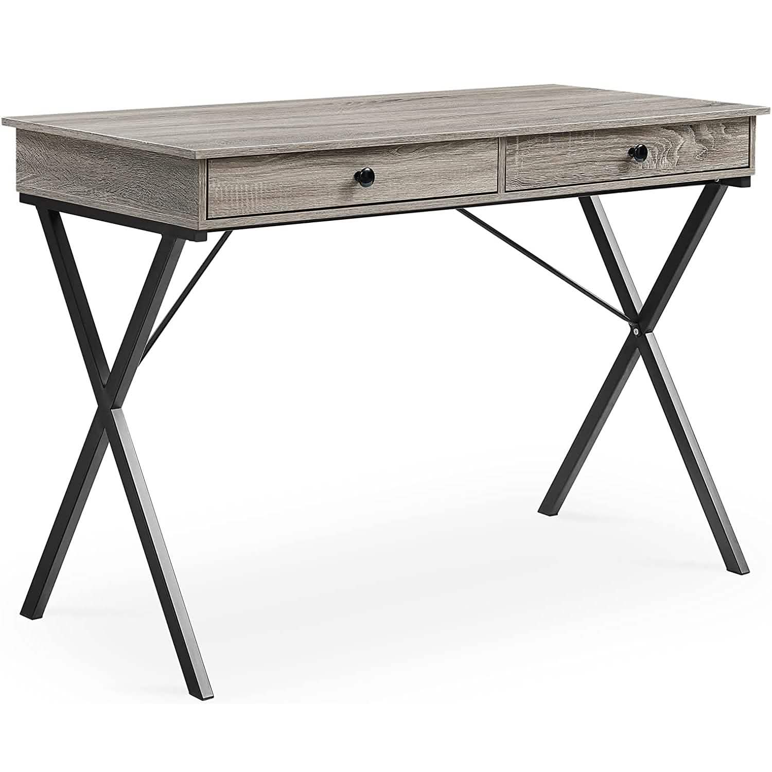Home Office Computer Laptop Writing Desk Furniture & Decor Light Gray - DailySale