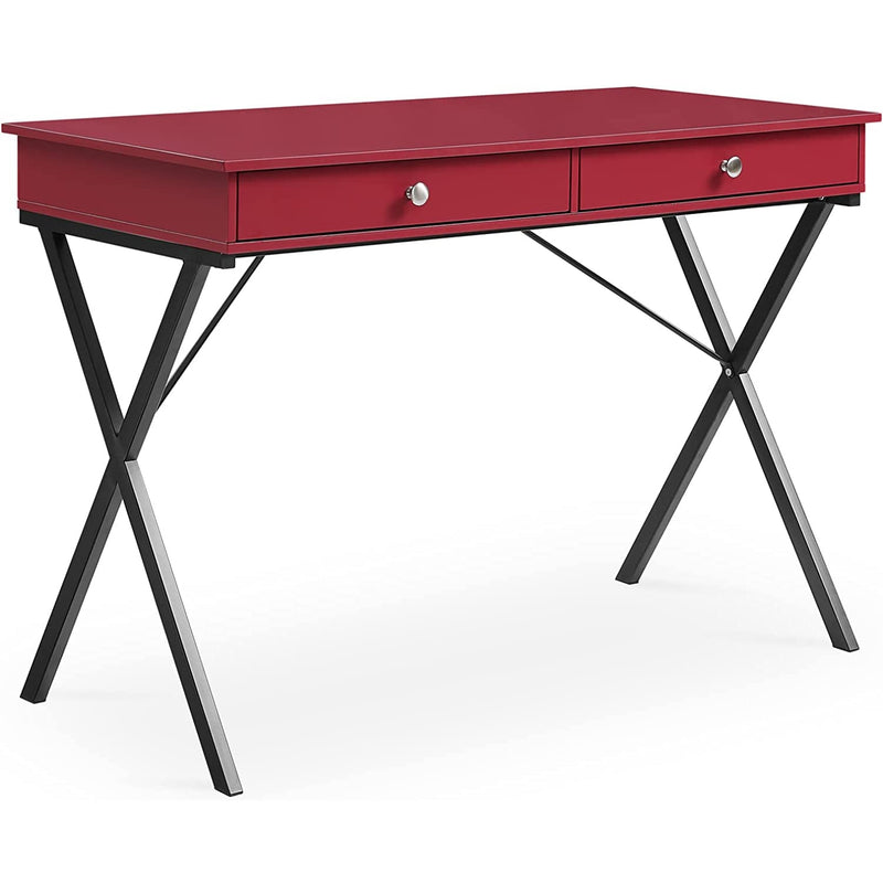 Home Office Computer Laptop Writing Desk Furniture & Decor Red - DailySale